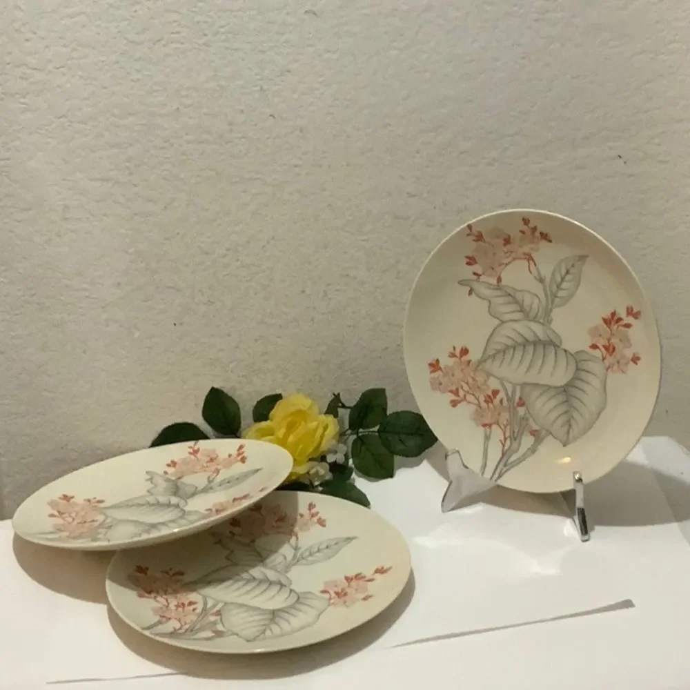 Vintage Castleton Mandalay Ching Chih Yee 10 5/8” Dinner Plates Set of 3 G6